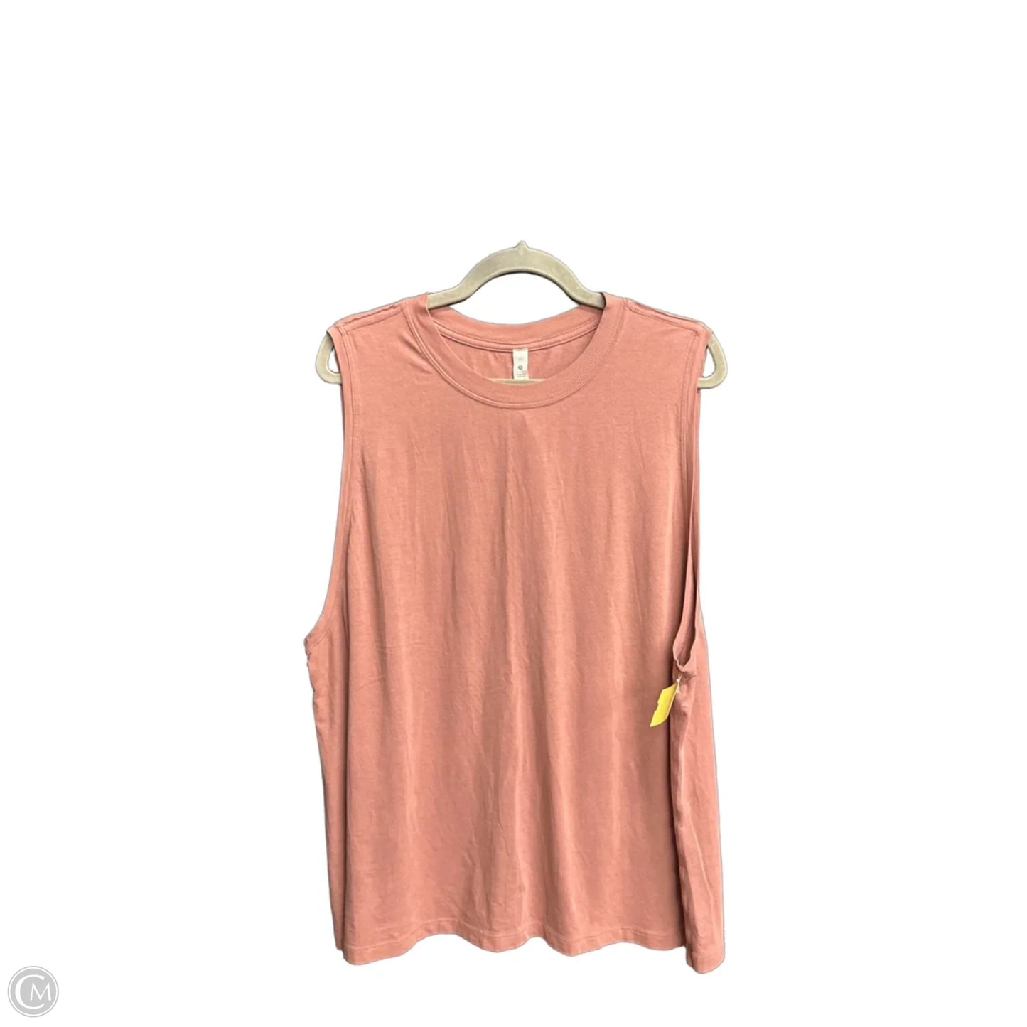 Athletic Tank Top By Lululemon In Pink, Size: 12