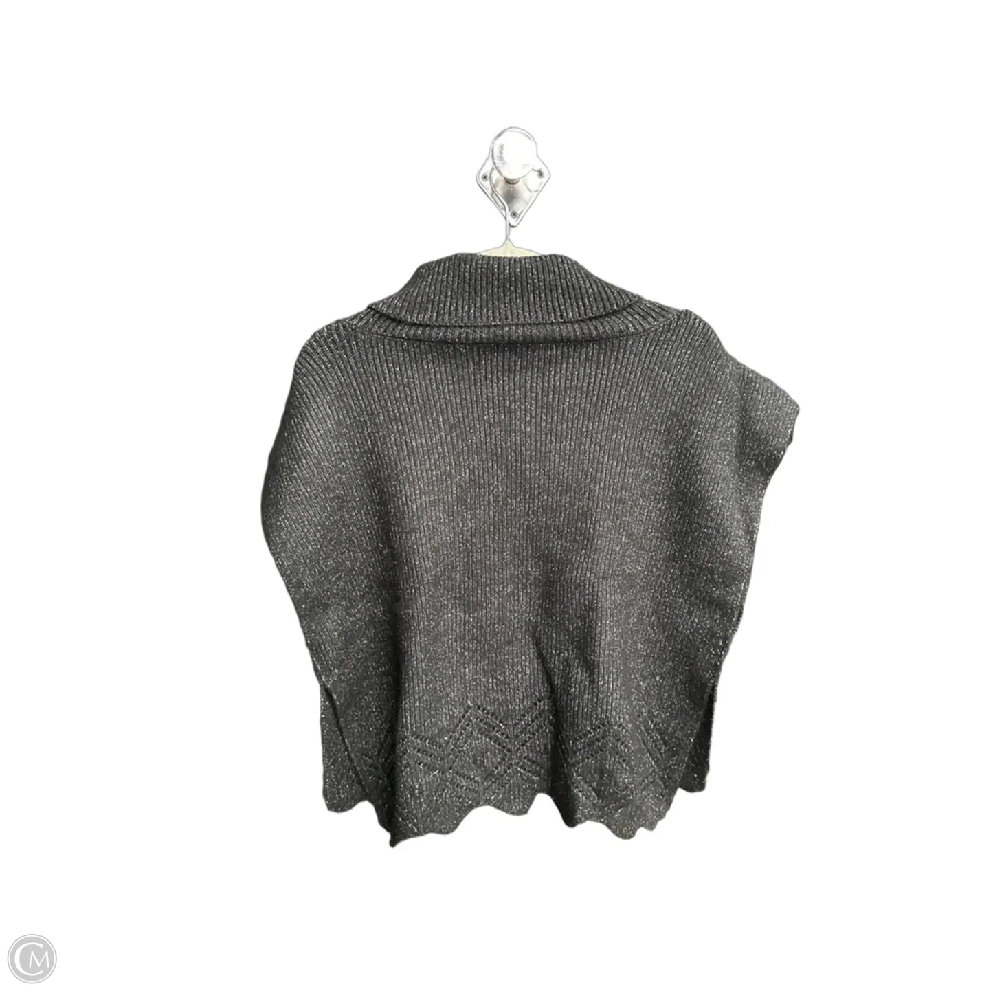 Vest Sweater By Clothes Mentor In Black, Size: Osfm