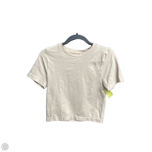 Top Short Sleeve By A New Day In Brown, Size: M
