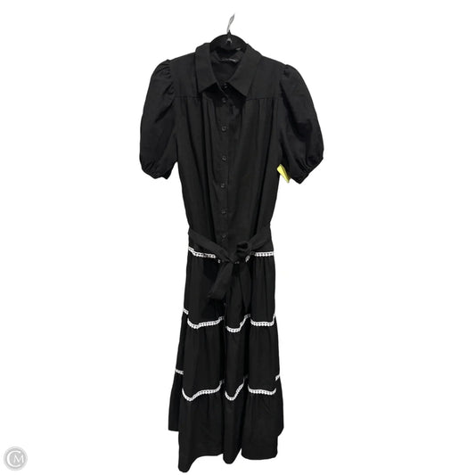 Dress Casual Maxi By Prettygarden In Black & White, Size: L