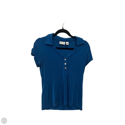 Top Short Sleeve By Chicos In Blue, Size: S