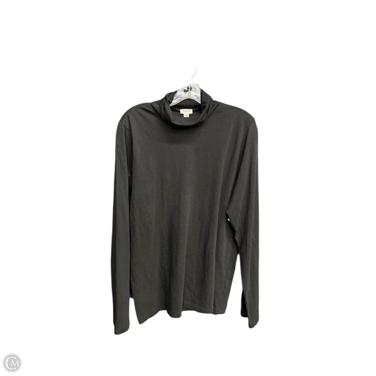 Top Long Sleeve By J. Crew In Black, Size: Xxl