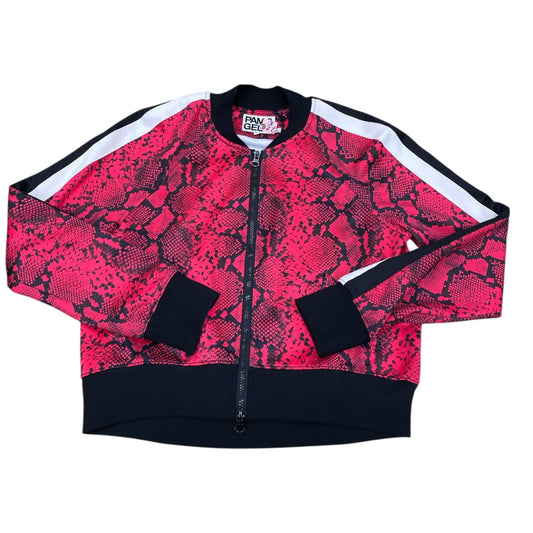 Jacket Designer By Pam& Gela In Black & Pink, Size:Xs