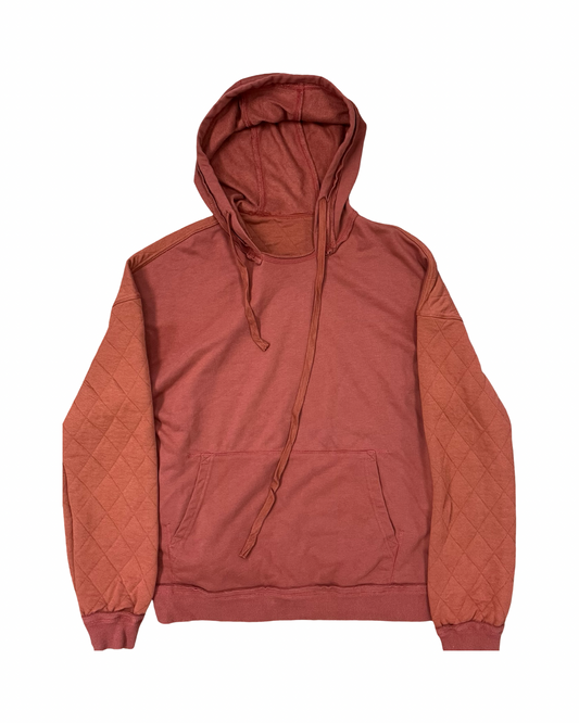 Sweatshirt Hoodie By Clothes Mentor In Orange, Size:M