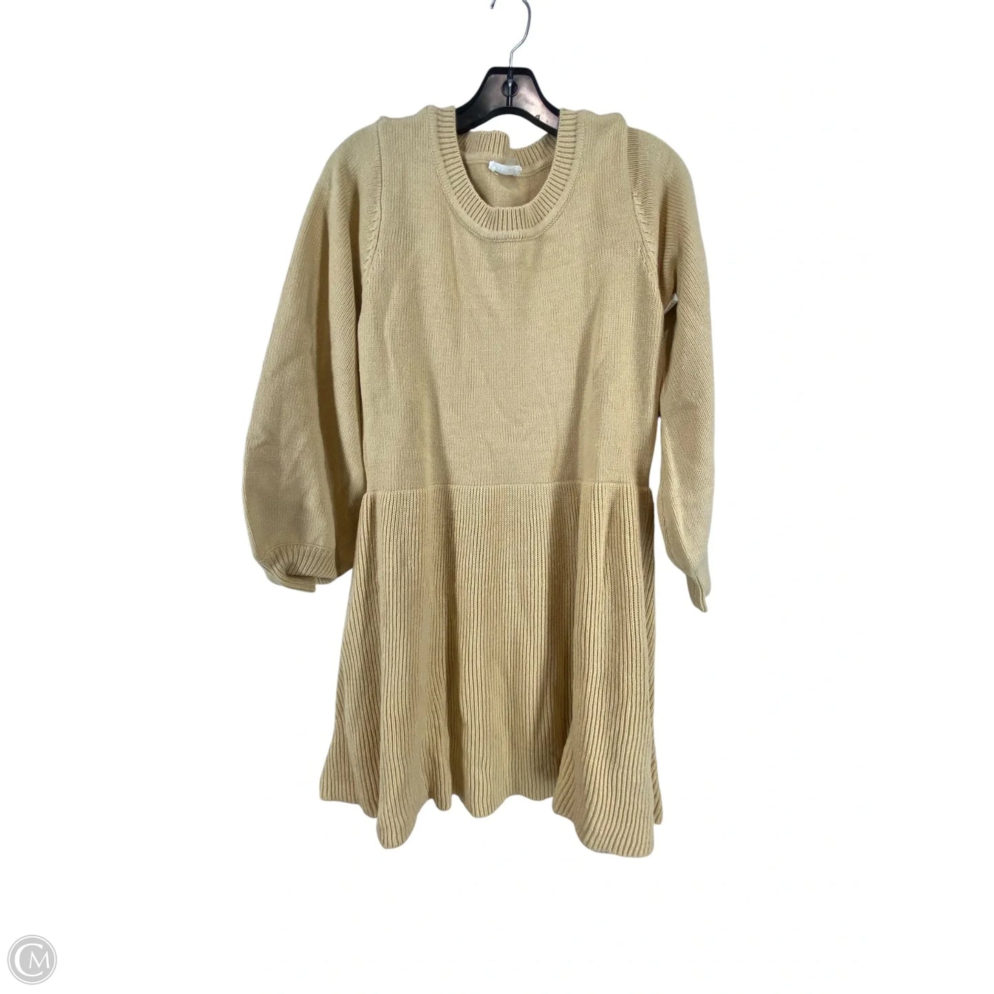Dress Sweater By Sugar Lips In Brown, Size: L