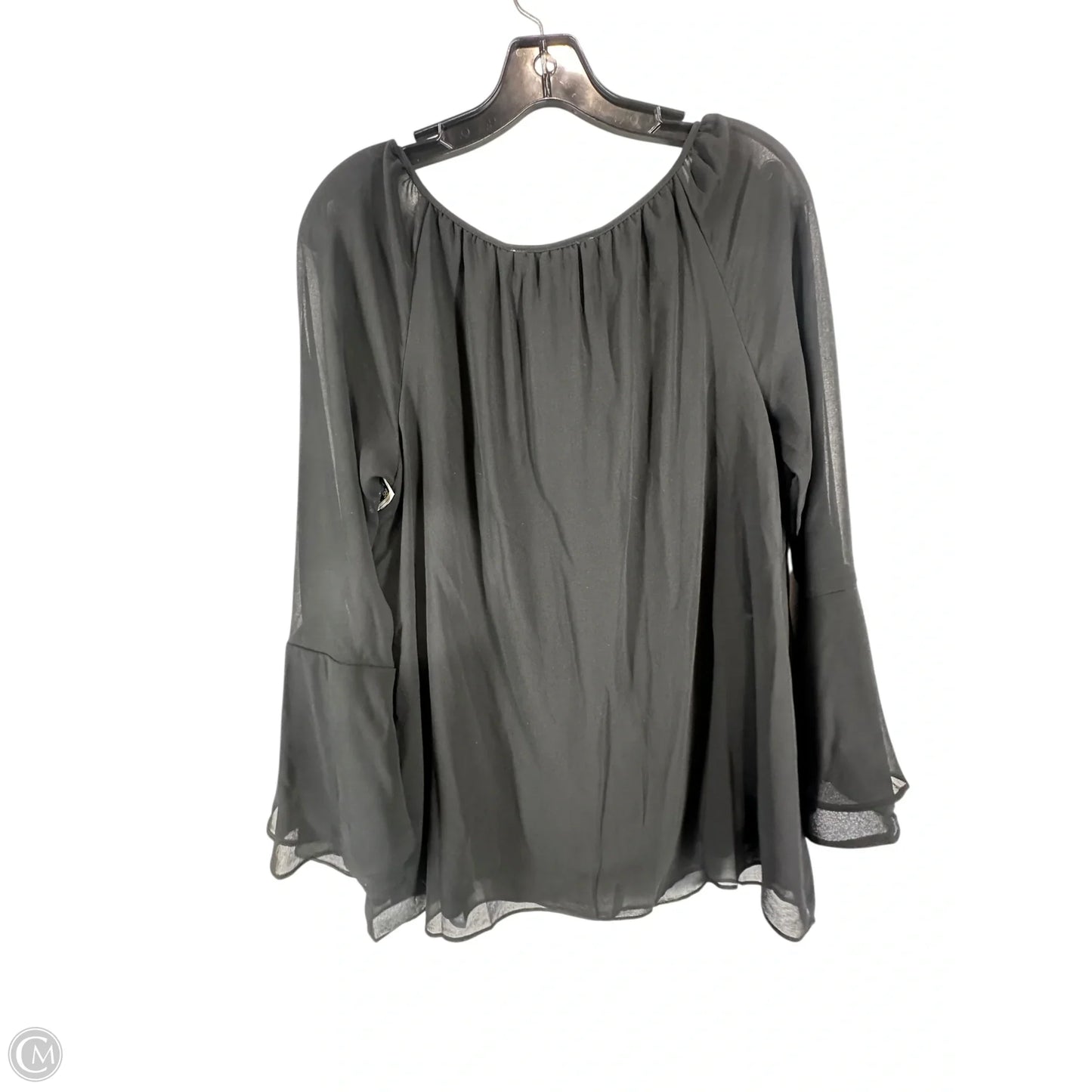Top Long Sleeve By Marled In Black, Size: M