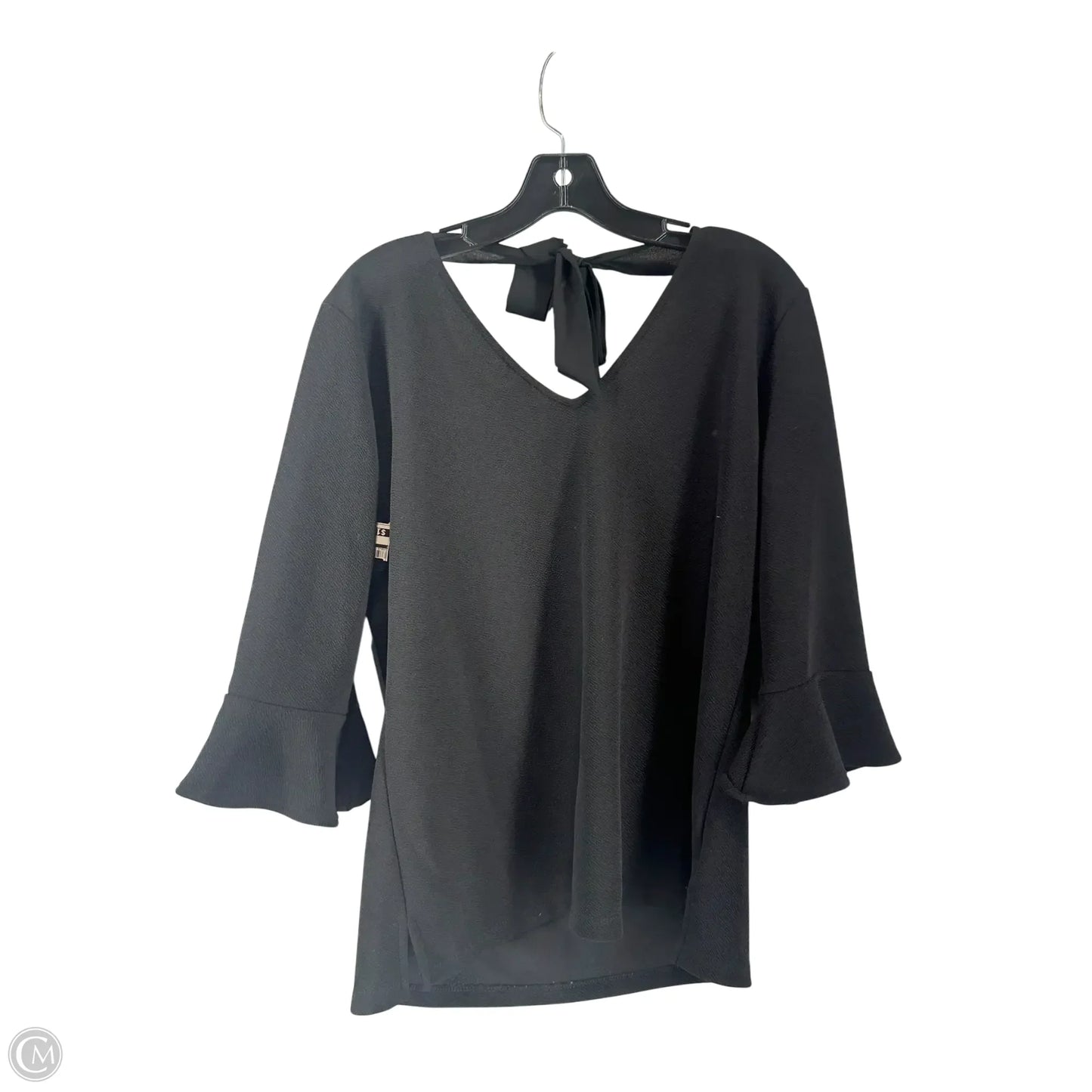 Top Long Sleeve By Ann Taylor In Black, Size: L