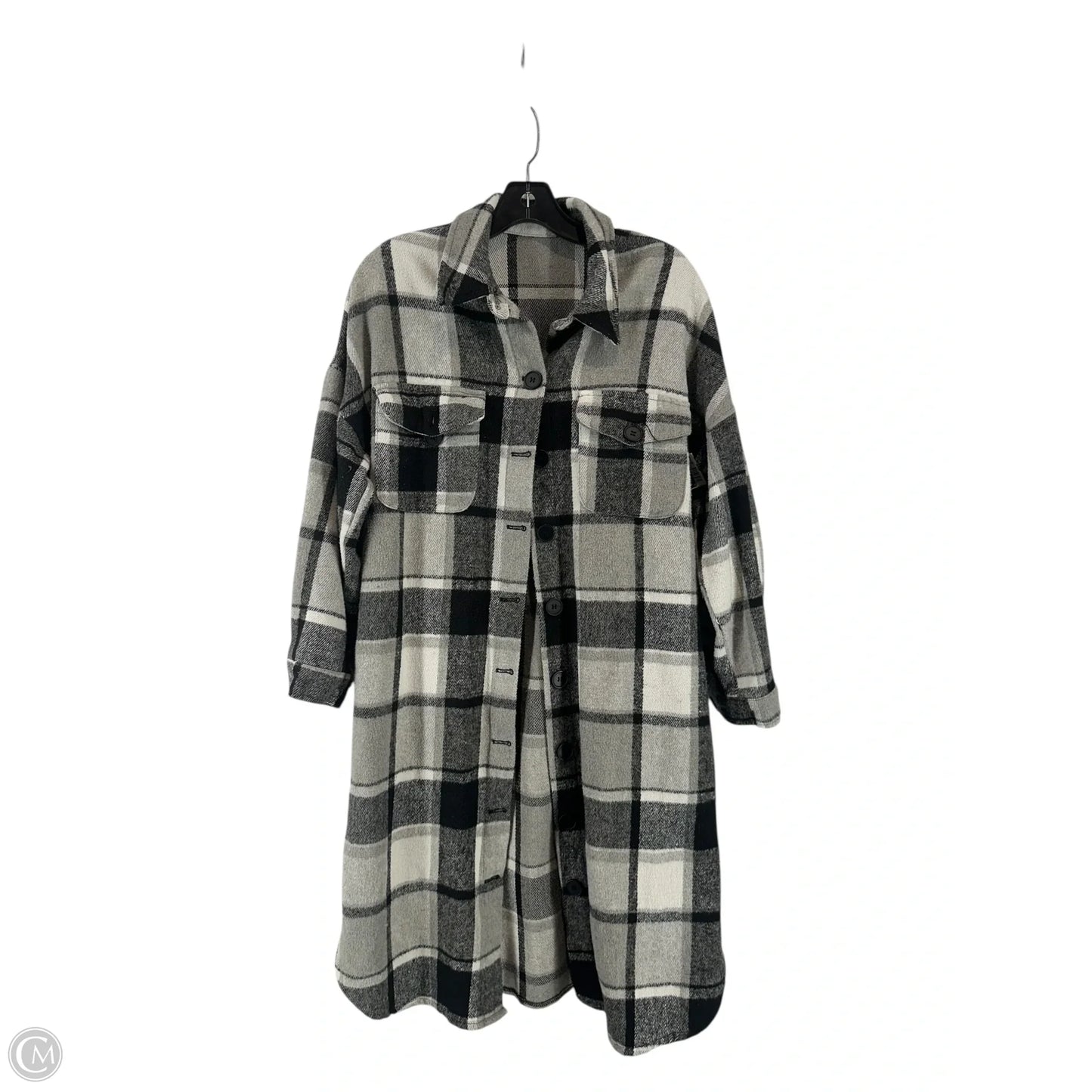 Jacket Other By Clothes Mentor In Black & White, Size: S