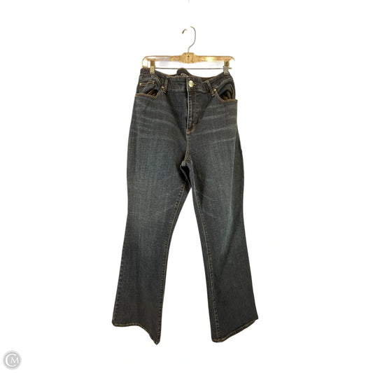 Jeans Boot Cut By Chicos In Blue Denim, Size: 16