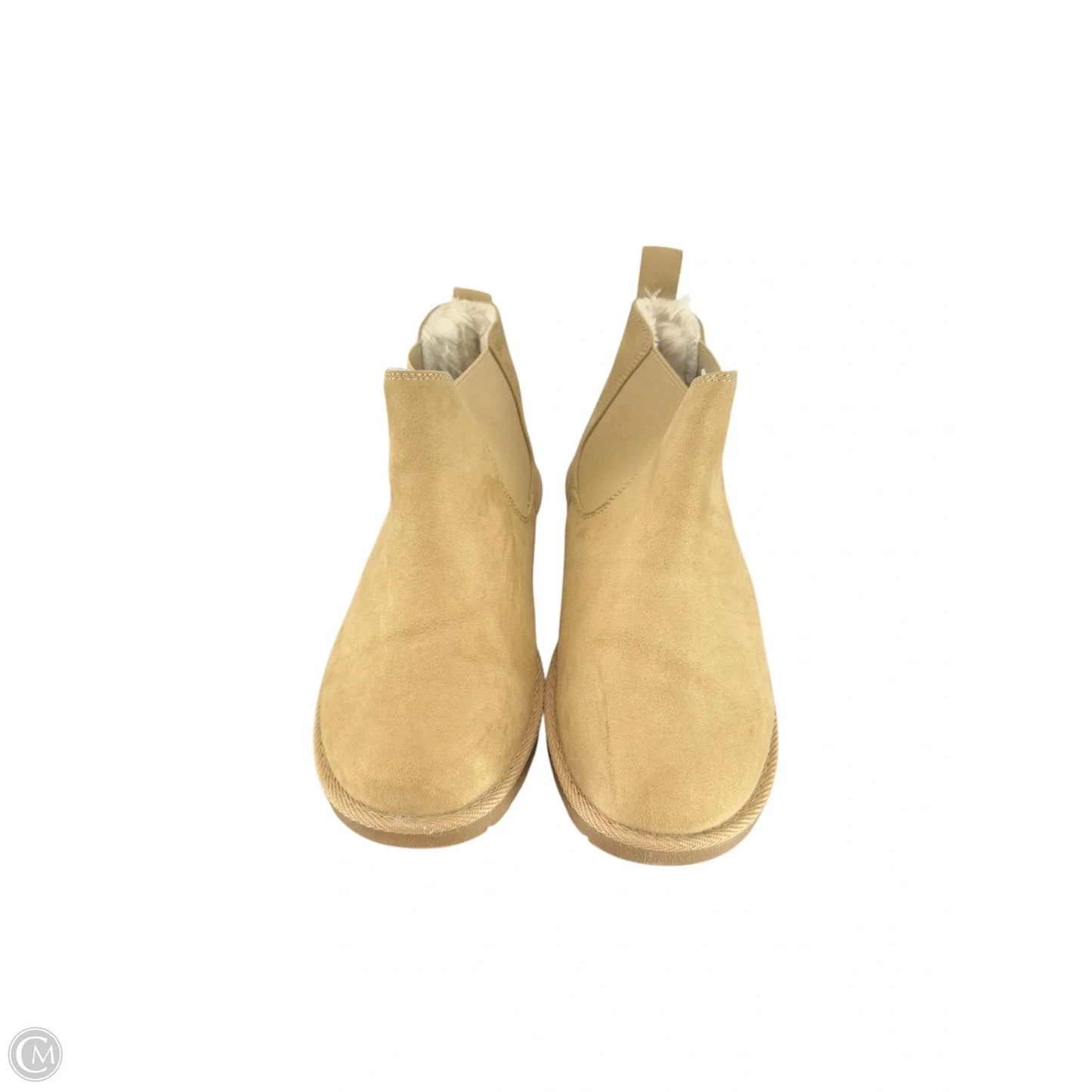 Boots Ankle Flats By Clothes Mentor In Tan, Size: 7