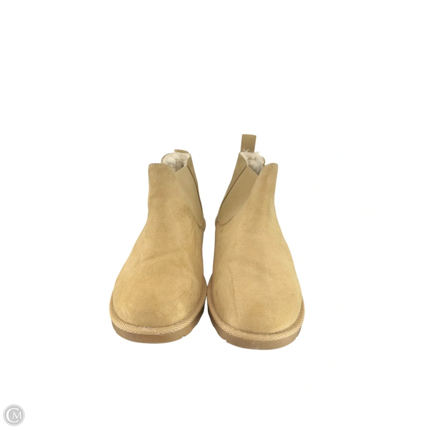Boots Ankle Flats By Clothes Mentor In Tan, Size: 7