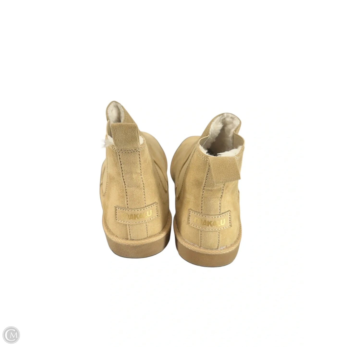 Boots Ankle Flats By Clothes Mentor In Tan, Size: 7