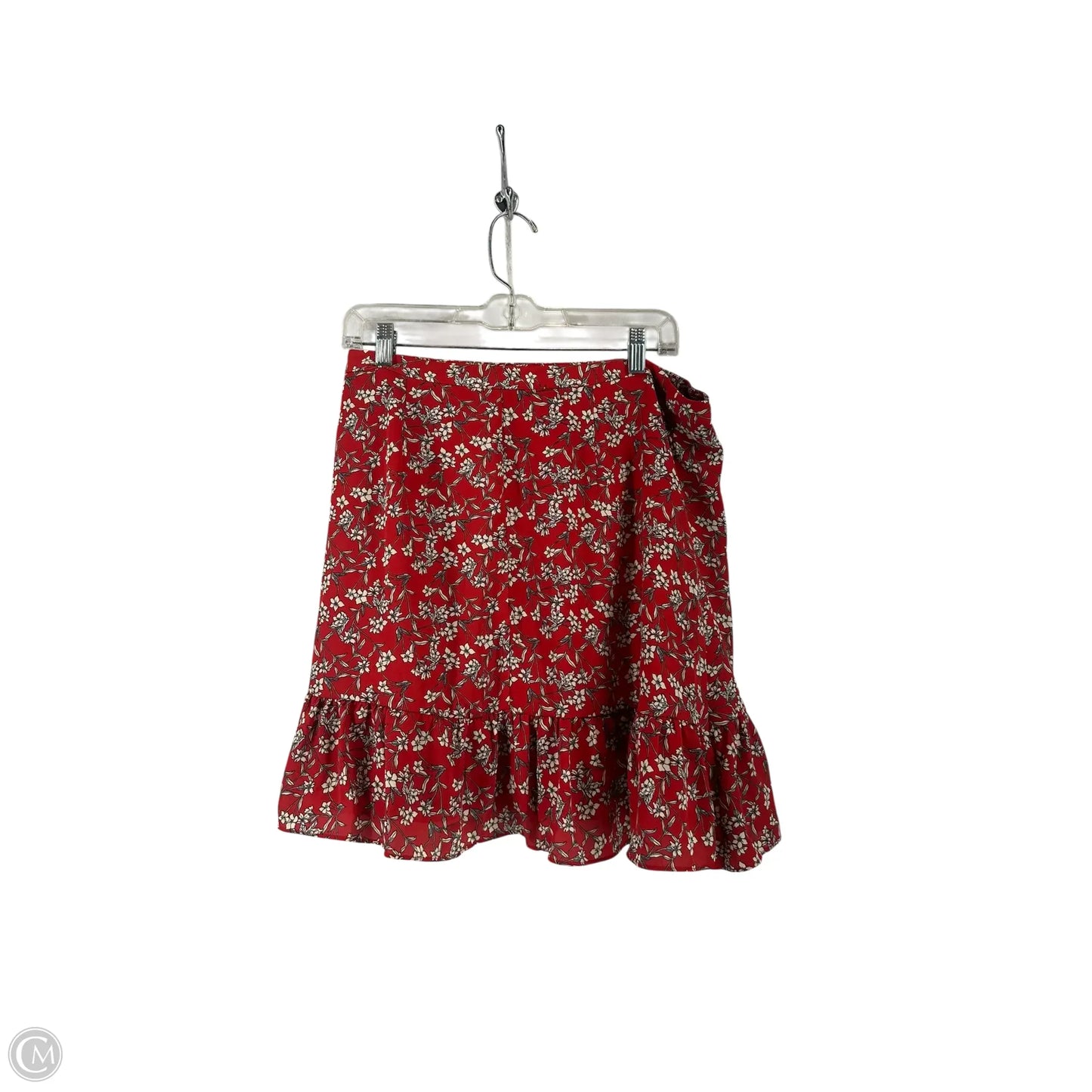 Skirt Mini & Short By Banana Republic In Red & Tan, Size: 10