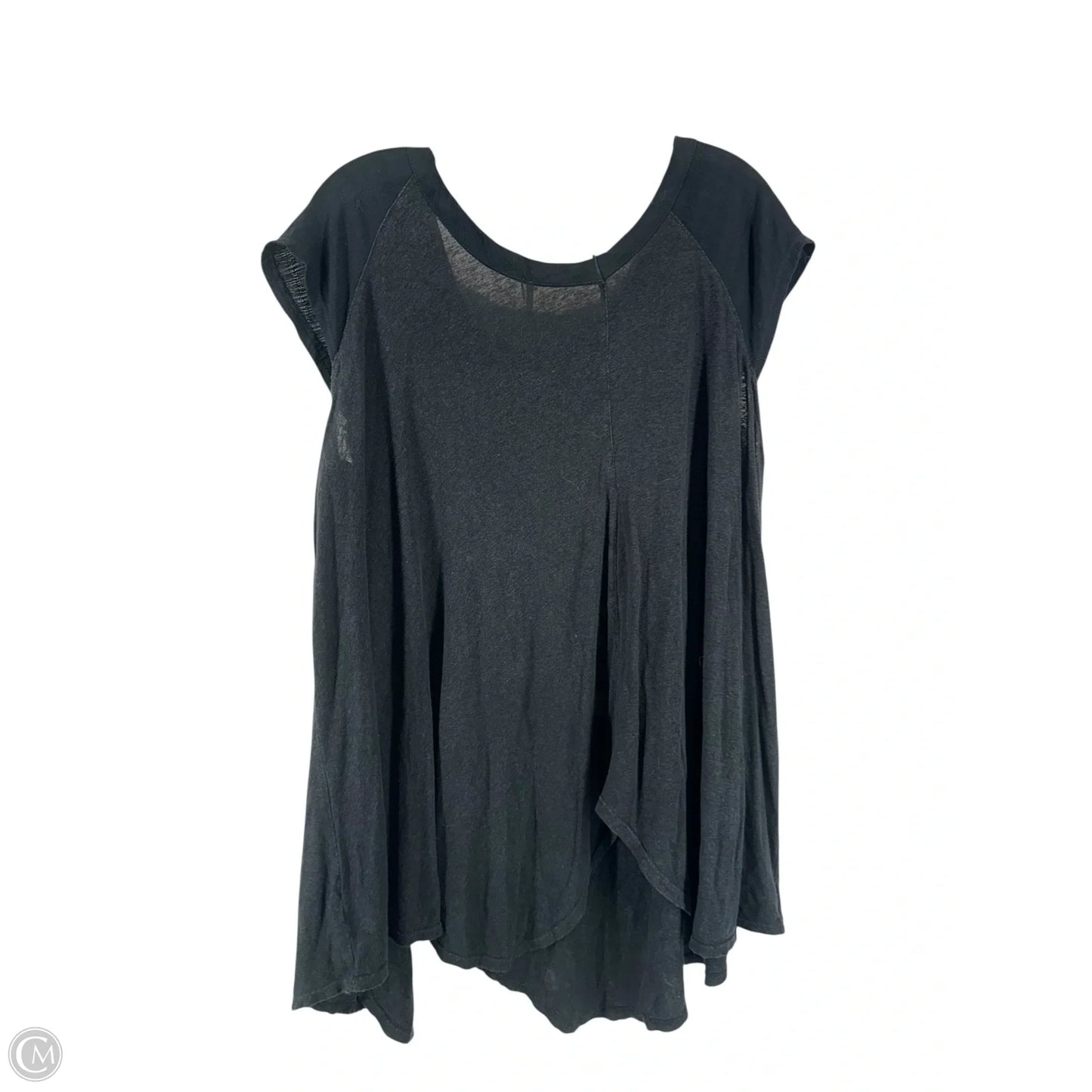 Top Short Sleeve By Free People In Black, Size: L
