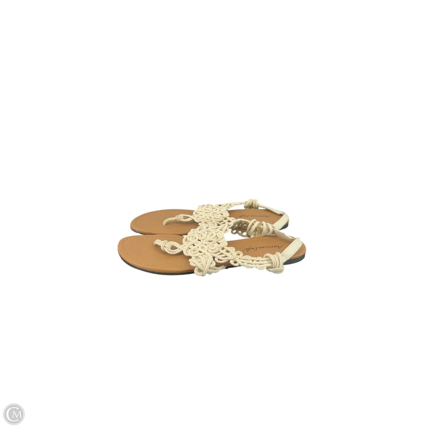 Sandals Flats By American Eagle In Cream, Size: 7.5