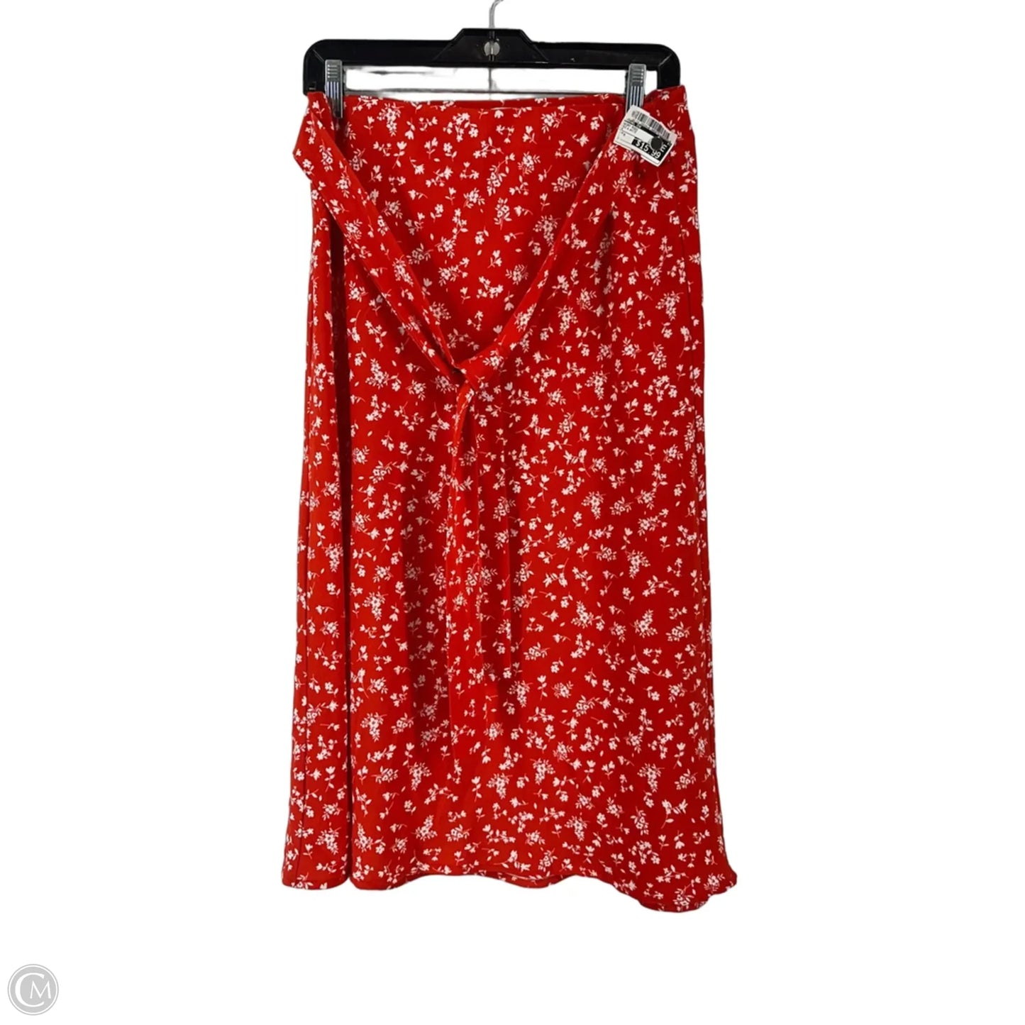Skirt Midi By Rachel Zoe In Red & White, Size: 8