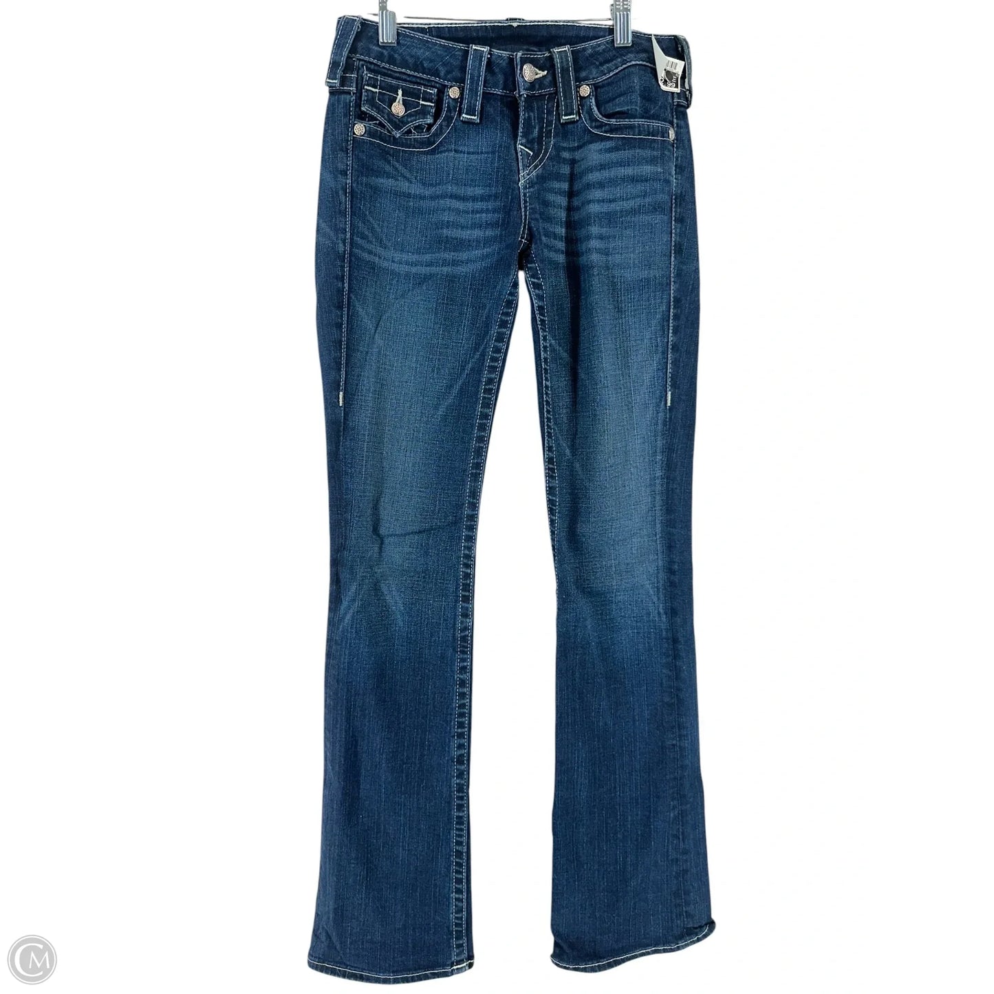Jeans Boot Cut By True Religion In Blue Denim, Size: 26