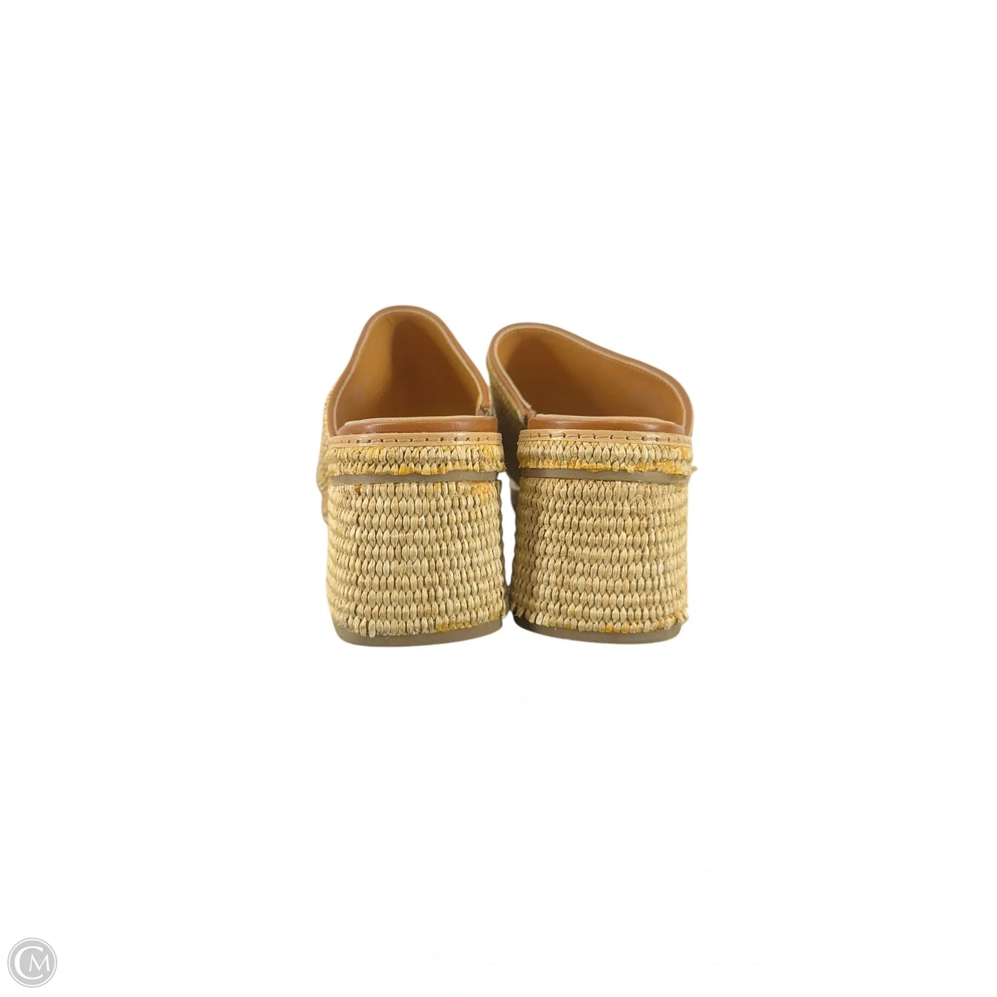 Sandals Heels Block By Franco Sarto In Brown, Size: 9