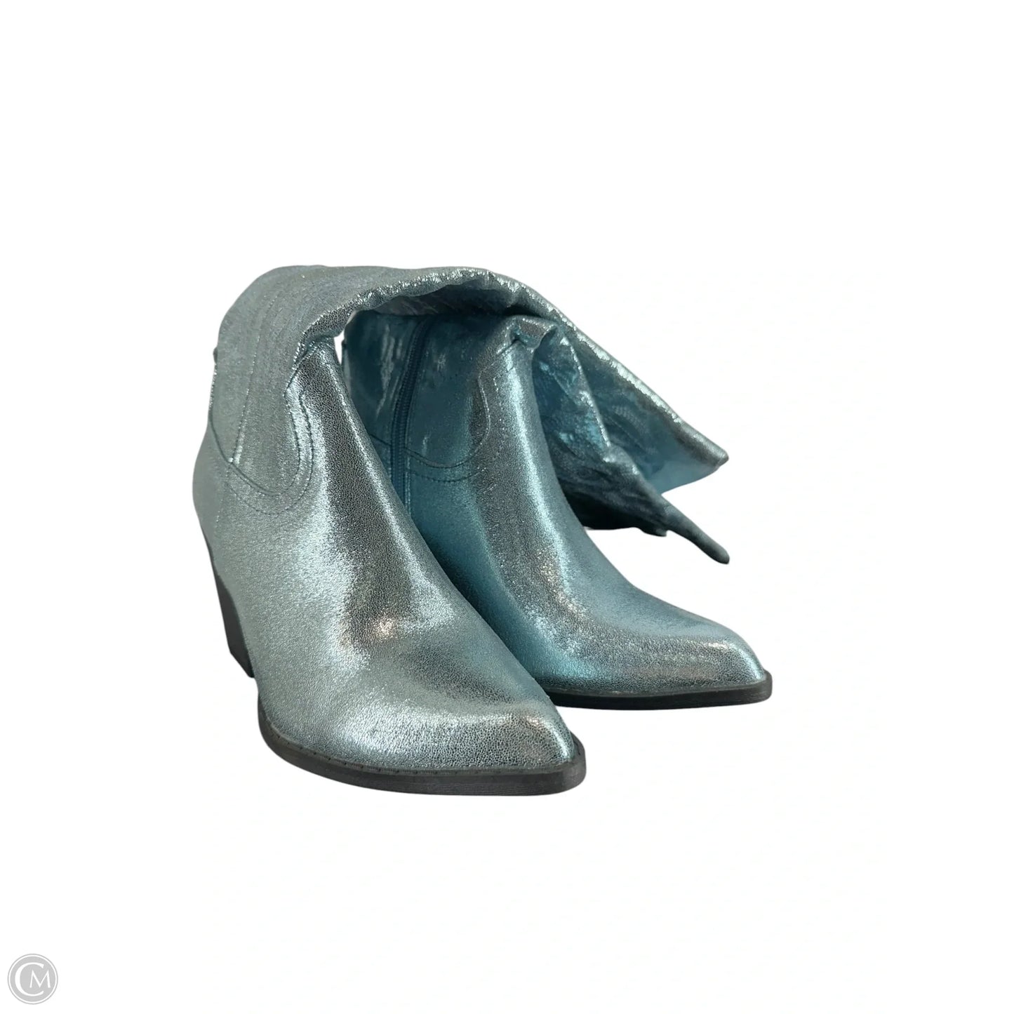 Boots Knee Heels By Lulus In Blue, Size: 8