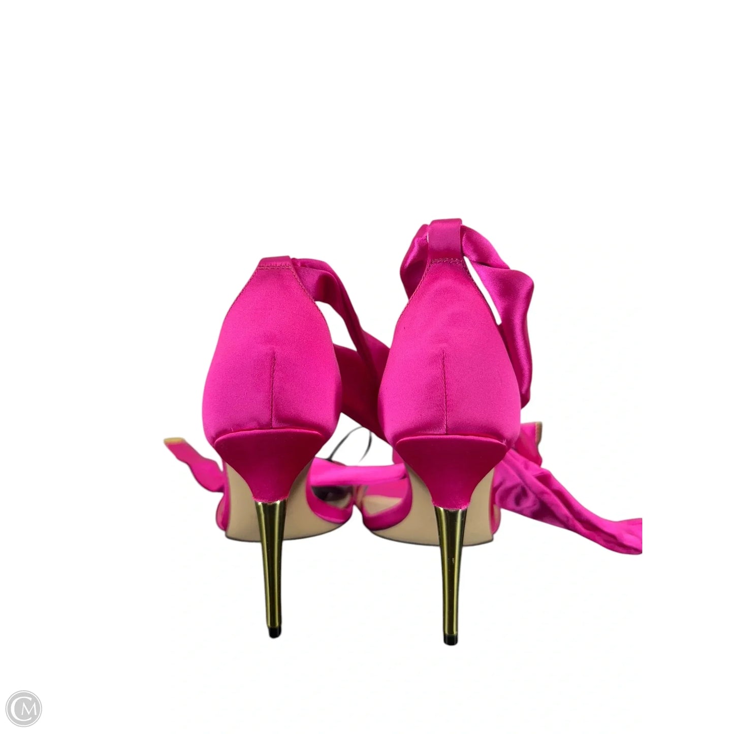 Sandals Heels Stiletto By Nine West In Pink, Size: 7