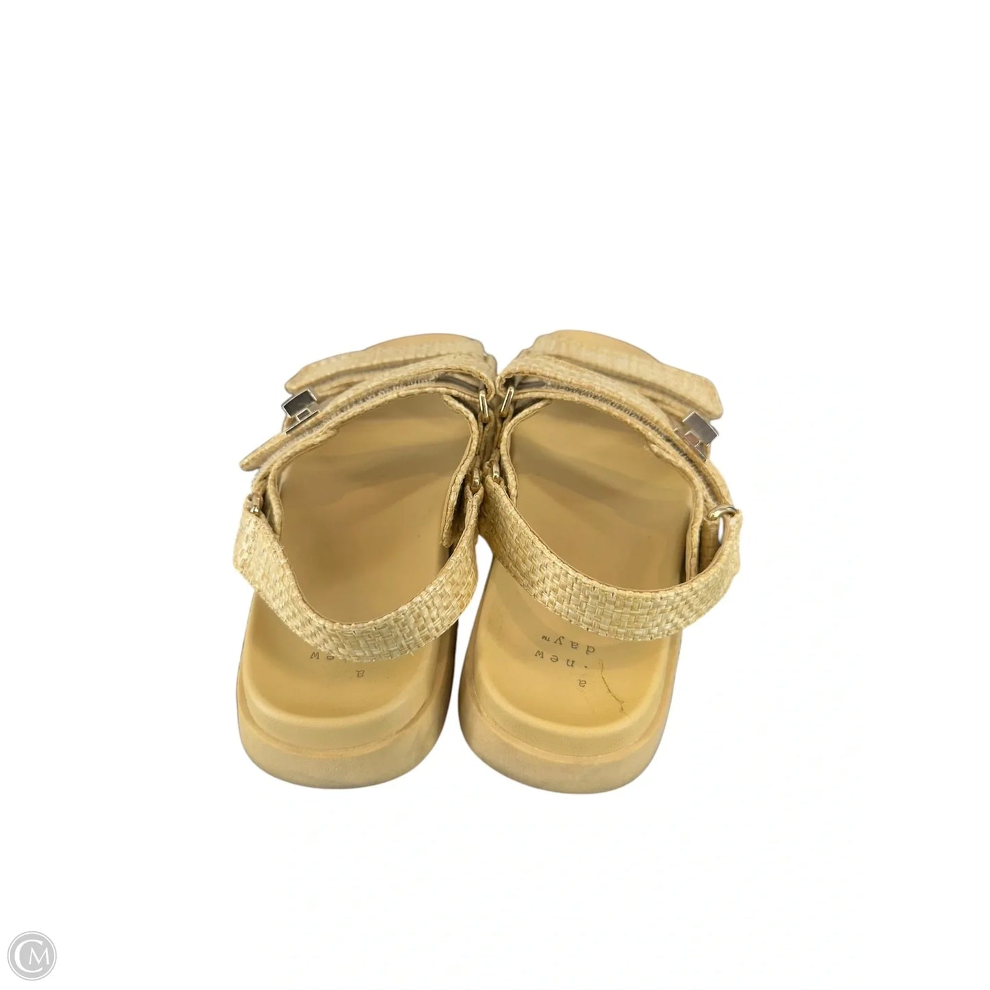 Sandals Flats By A New Day In Cream, Size: 6.5