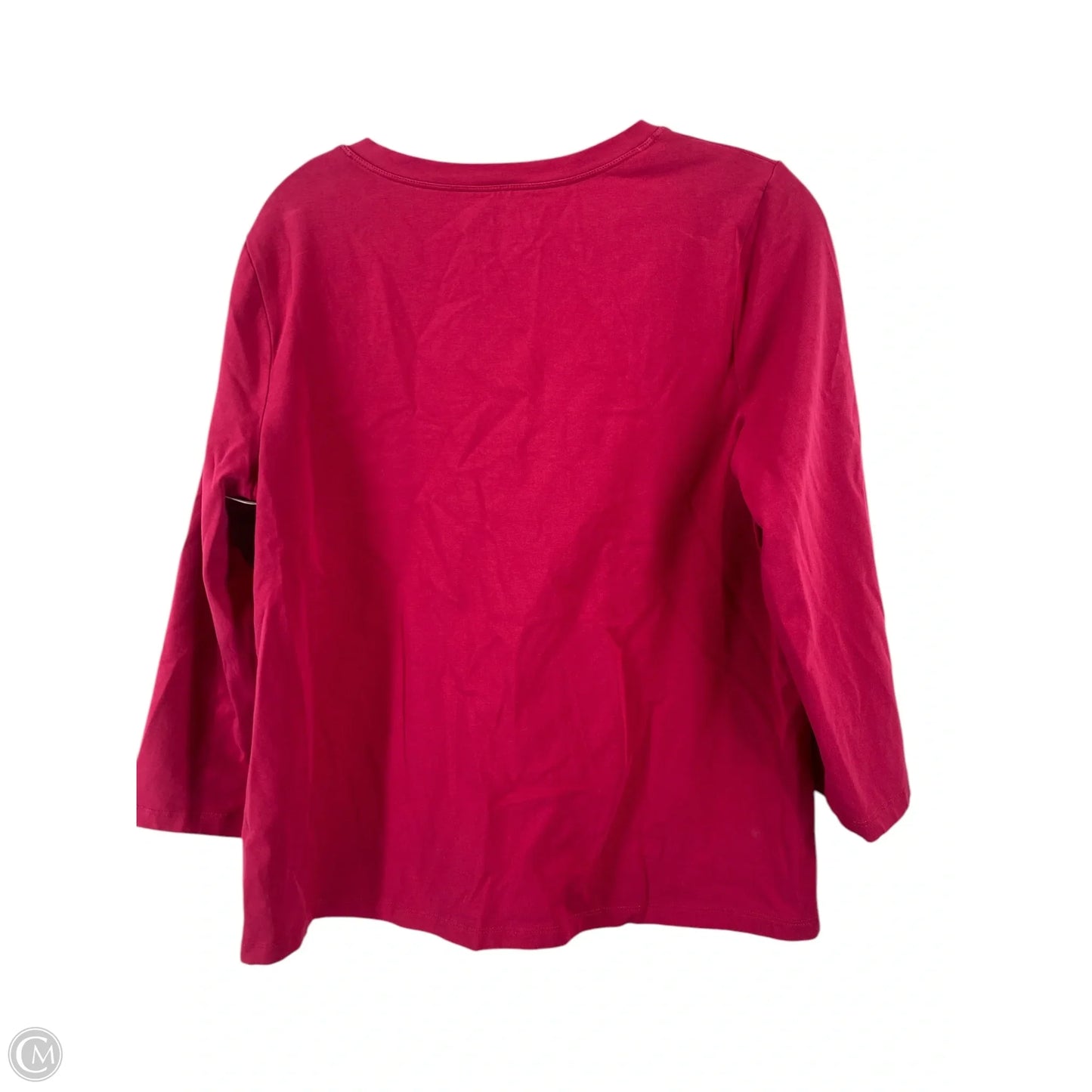 Top Long Sleeve Basic By Chicos In Pink, Size: 2