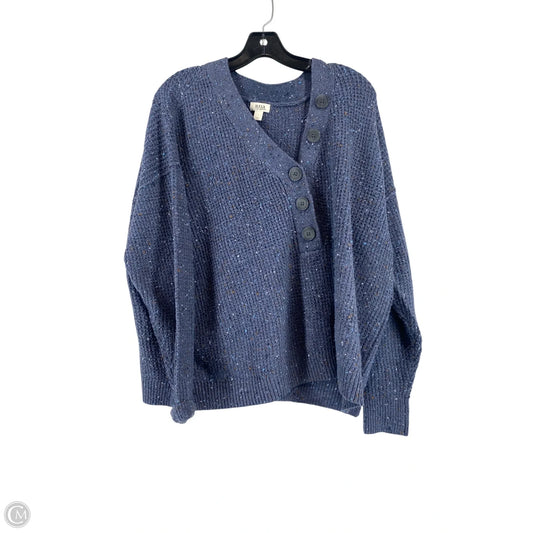 Sweater By Ana In Blue & Brown, Size: L