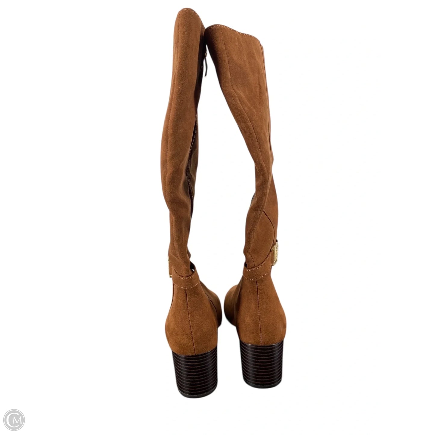 Boots Mid-calf Heels By Liz Claiborne In Brown, Size: 6