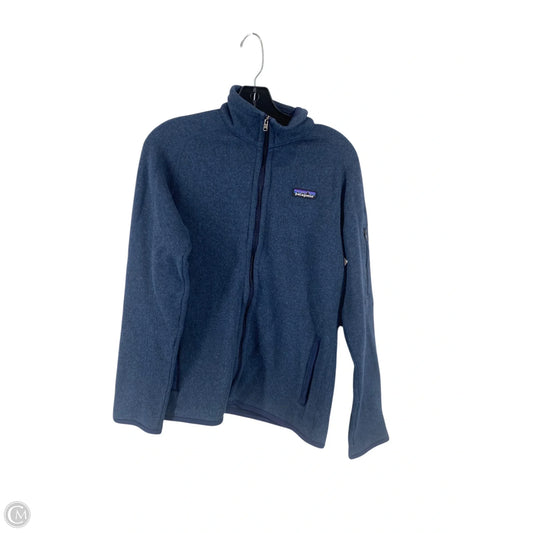 Jacket Fleece By Patagonia In Navy, Size: M
