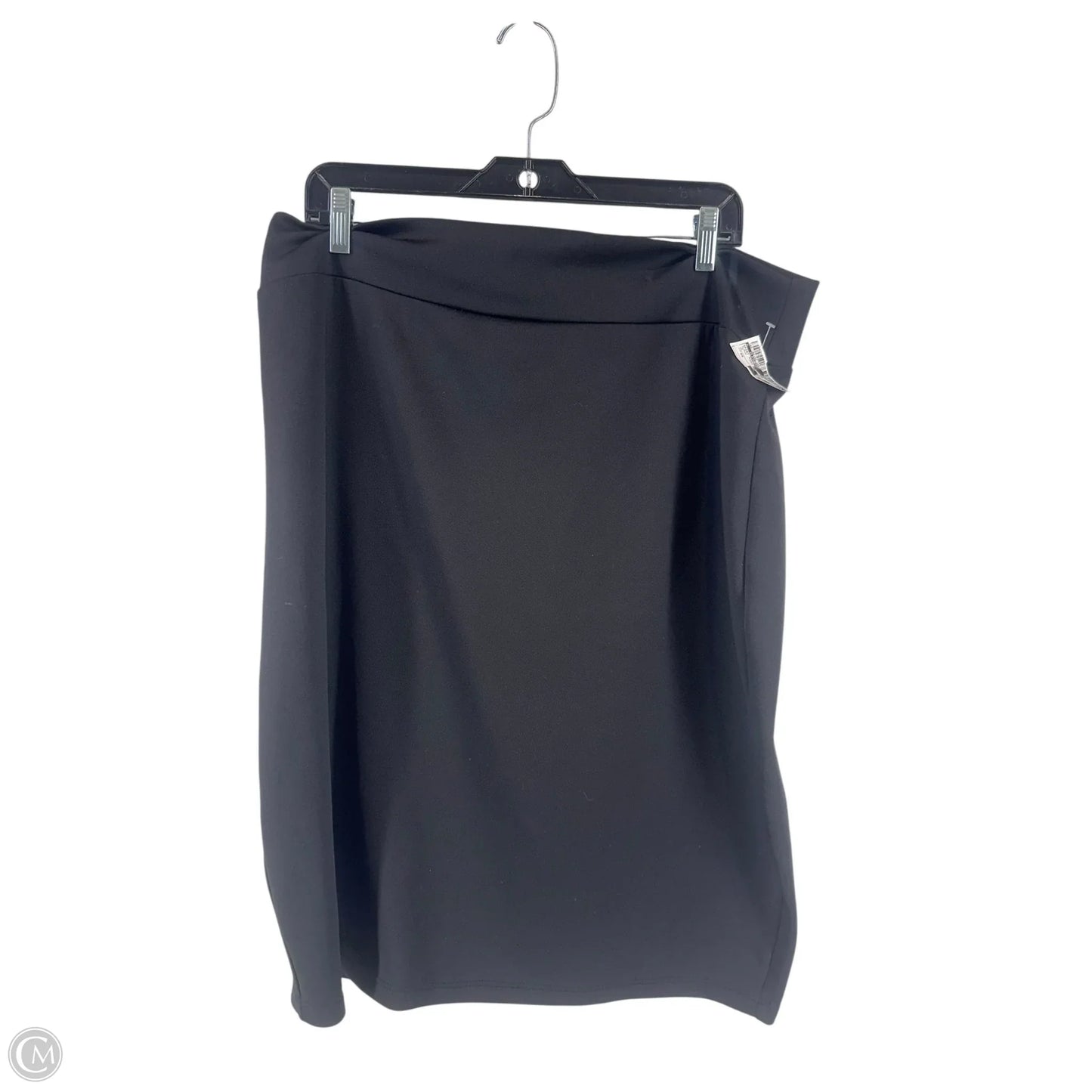 Skirt Mini & Short By Clothes Mentor In Black, Size: 5x
