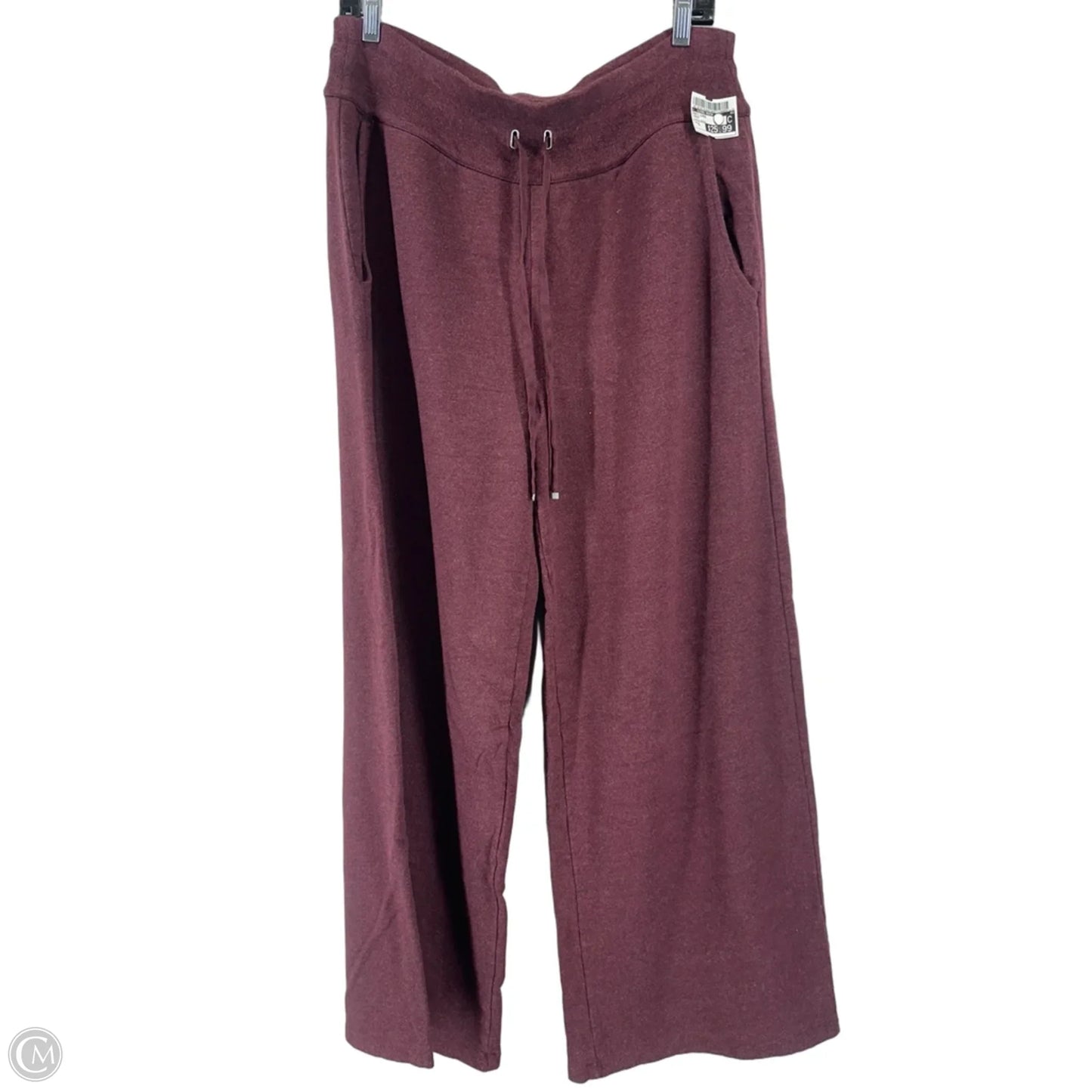 Pants Lounge By Clothes Mentor In Maroon, Size: Xl