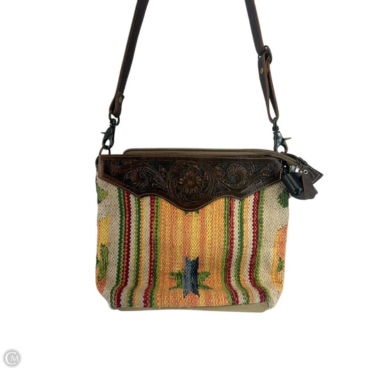 Crossbody Leather By Myra, Size: Medium