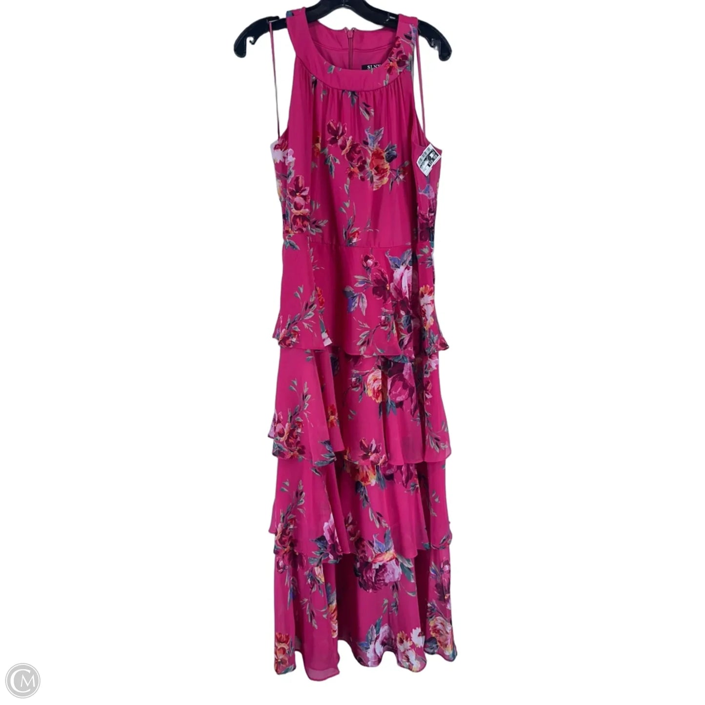 Dress Party Long By Sl Fashions In Pink, Size: 14