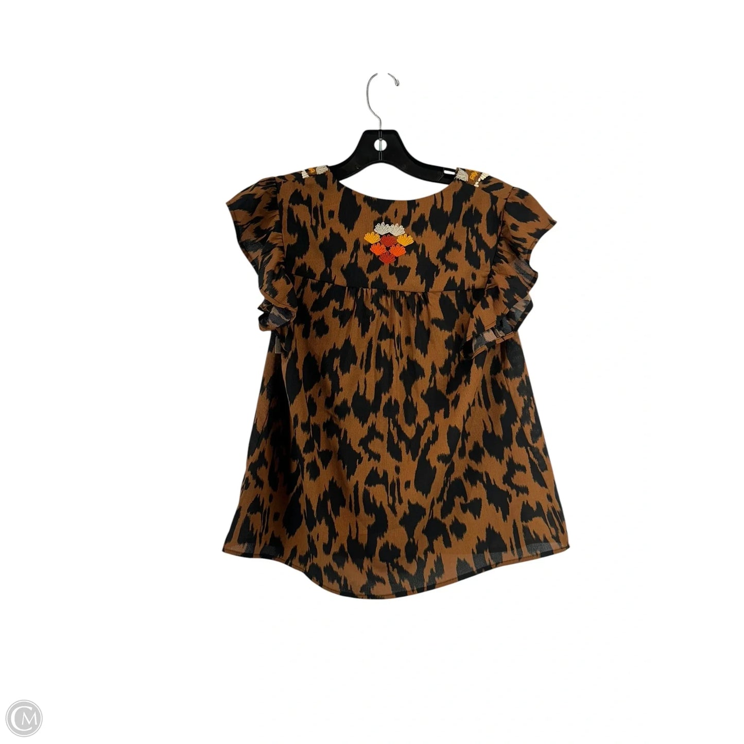 Top Sleeveless By Thml In Animal Print, Size: S