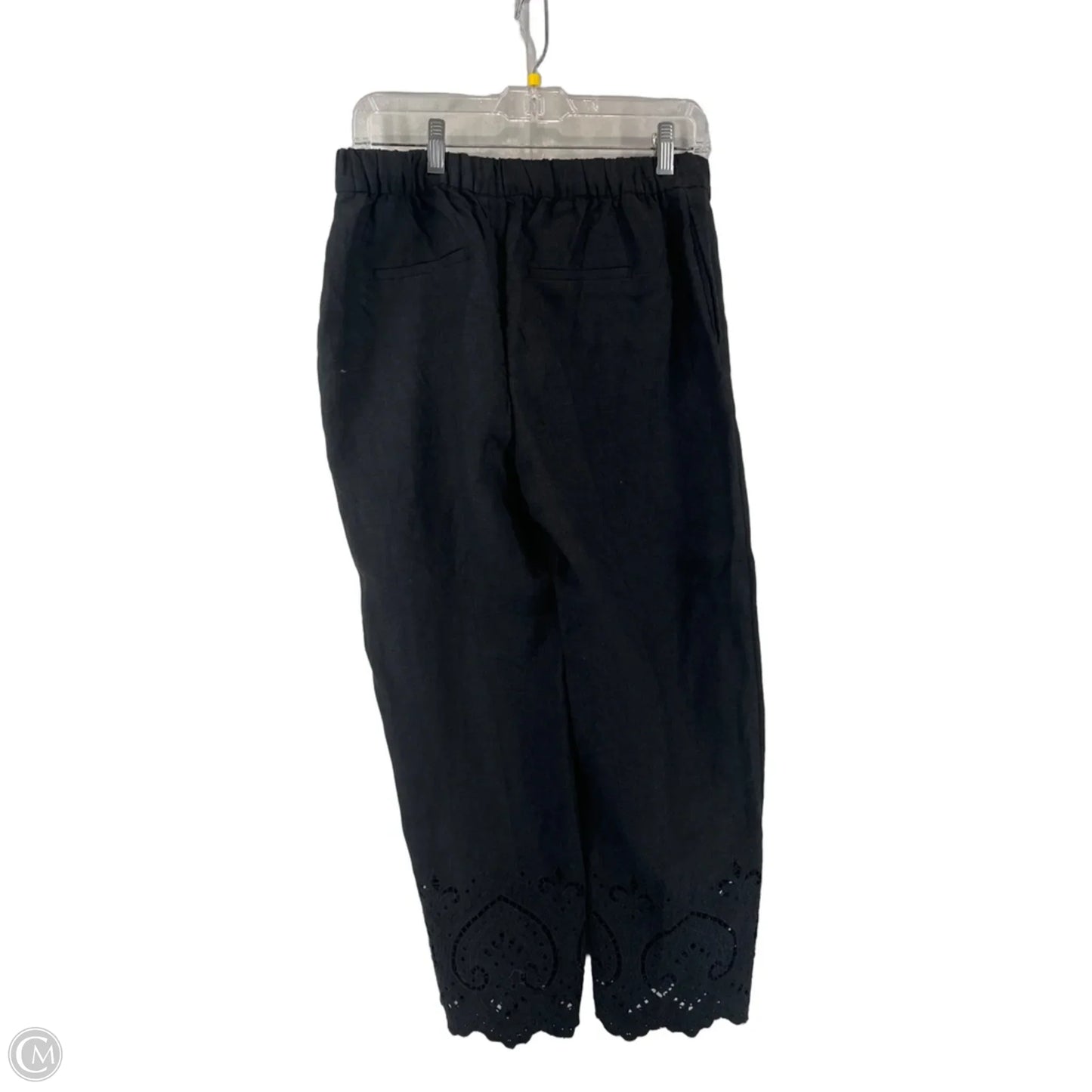 Pants Linen By Chicos In Black, Size: 6