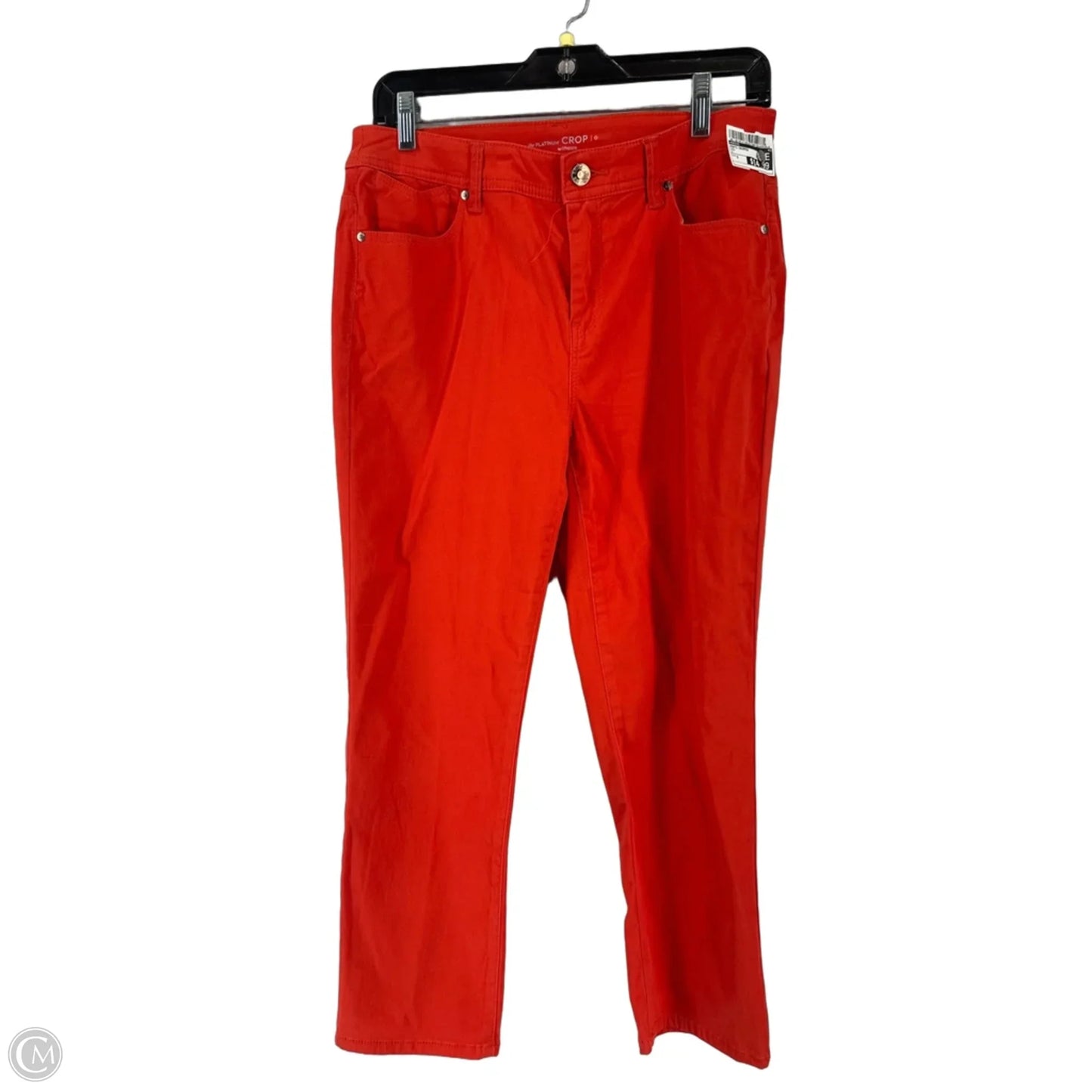 Pants Cropped By Chicos In Red, Size: 0