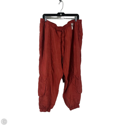 Pants Joggers By Clothes Mentor In Orange, Size: Xl