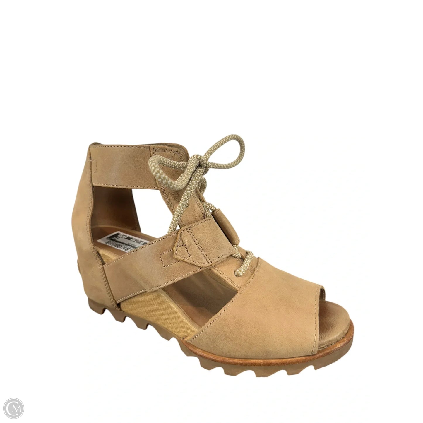 Sandals Heels Wedge By Sorel In Brown, Size: 8.5
