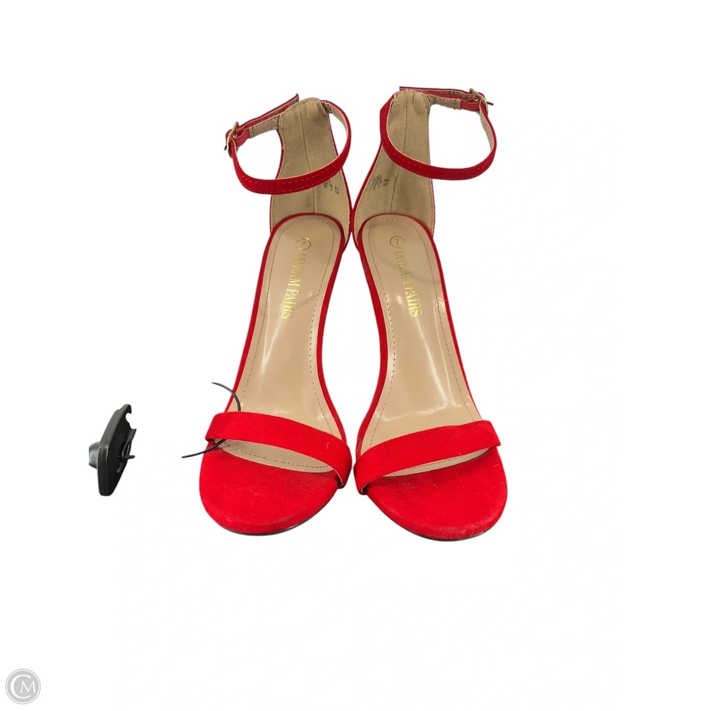 Sandals Heels Stiletto By Dream Pairs In Red, Size: 7