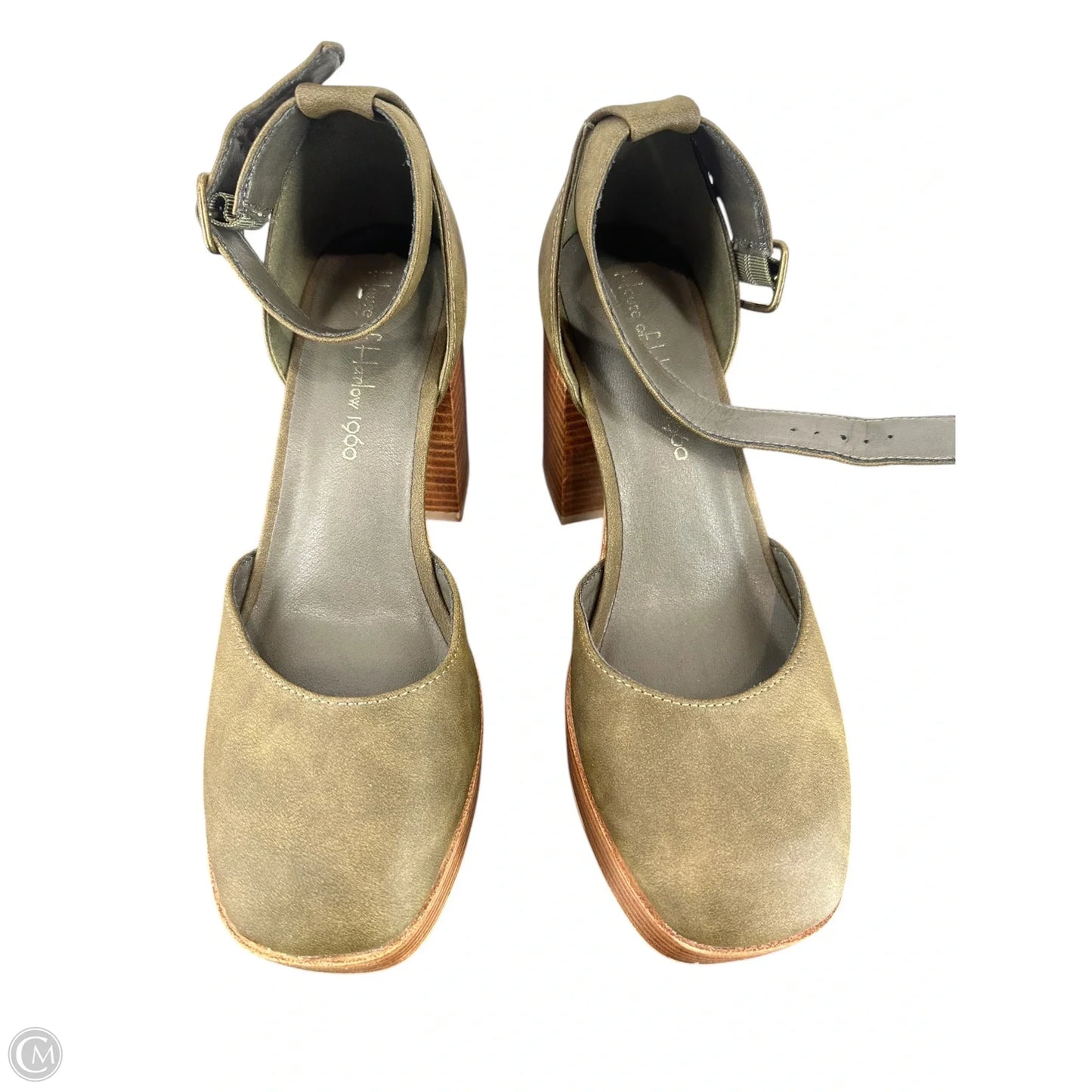 Shoes Heels Block By House Of Harlow In Green, Size: 8