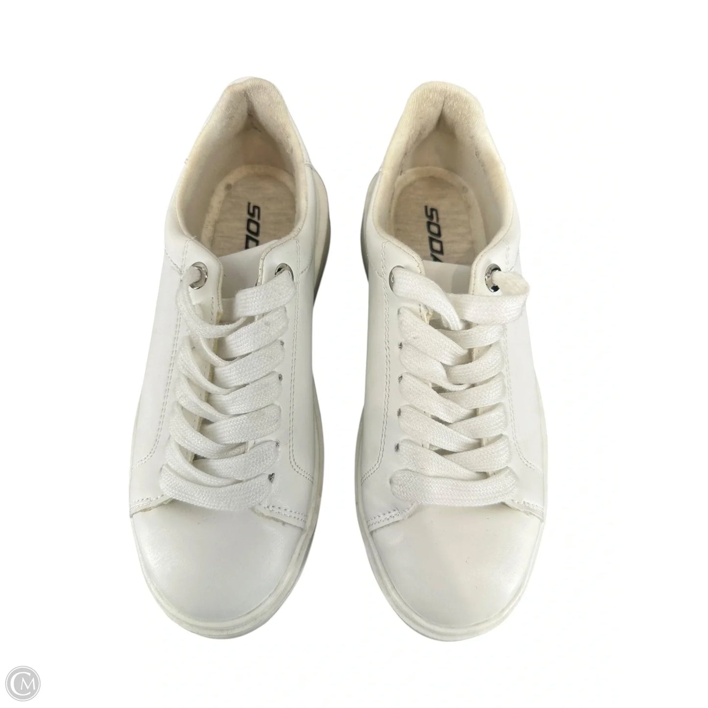 Shoes Sneakers By Soda In White, Size: 6