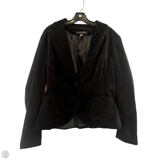 Blazer By New York And Co In Black, Size: 16