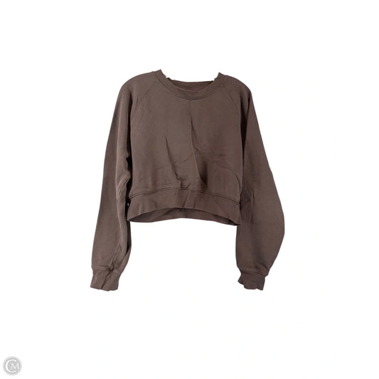 Sweatshirt Crewneck By Tna In Brown, Size: L
