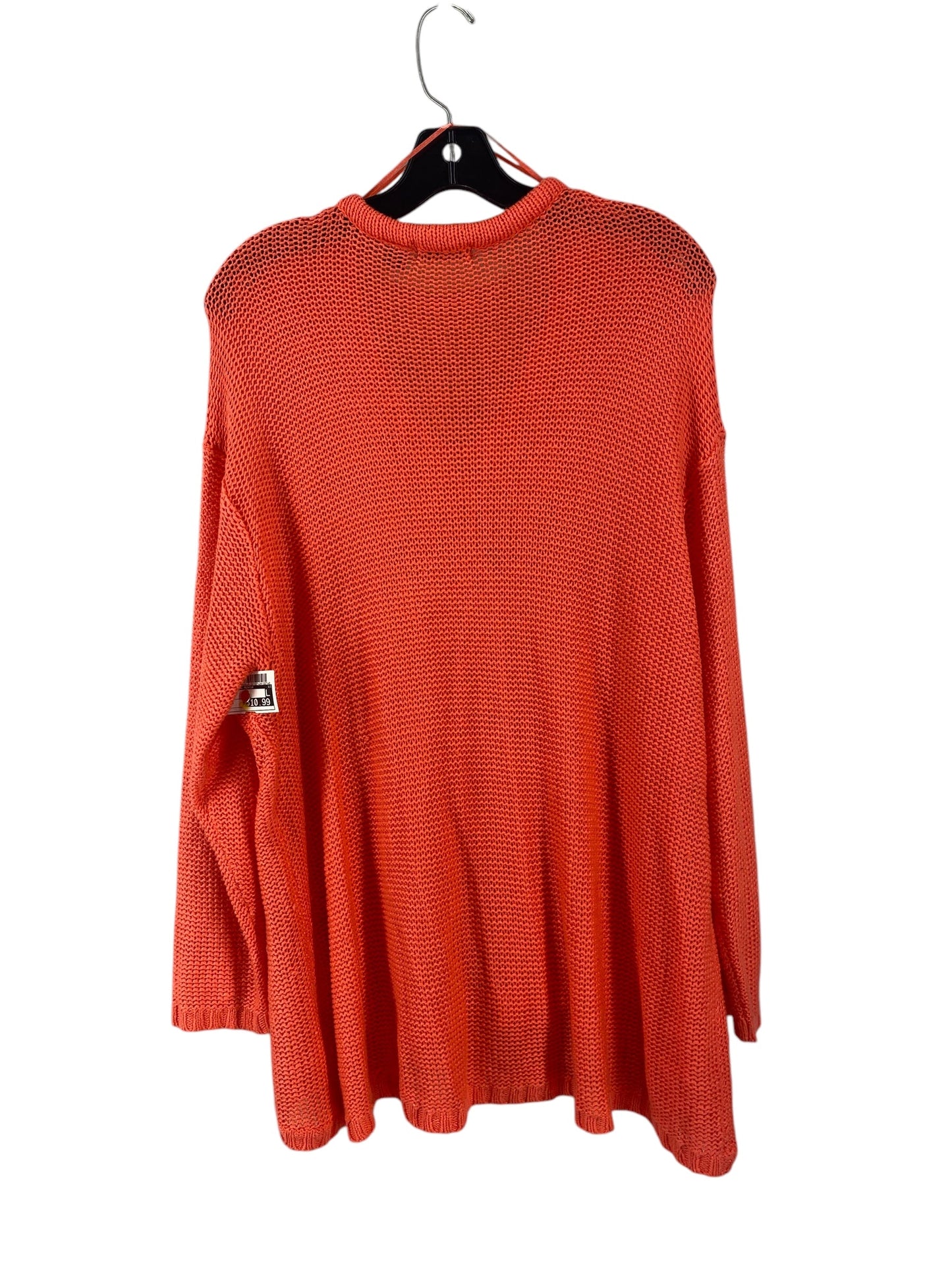 Top Long Sleeve By Clothes Mentor In Coral, Size: 1x