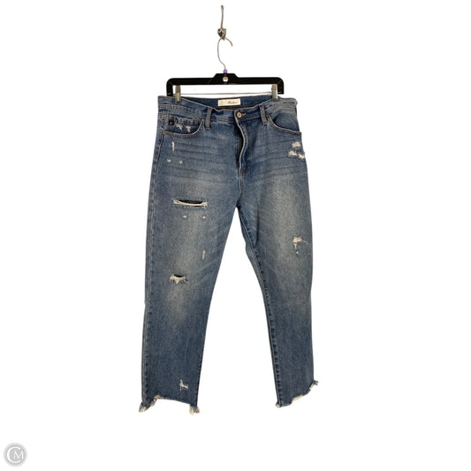 Jeans Straight By Kancan In Blue Denim, Size: 10