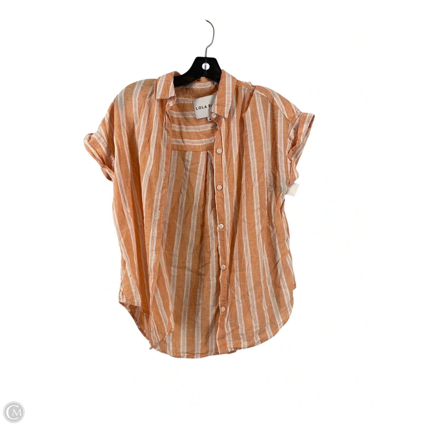 Top Short Sleeve By Lola In Orange, Size: M