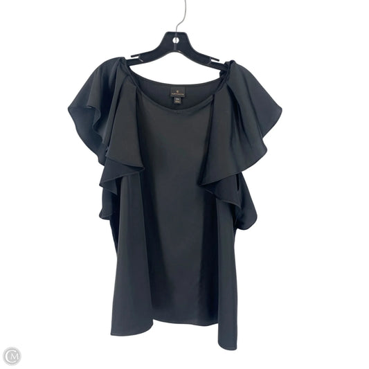 Top Short Sleeve By Worthington In Black, Size: Xxl