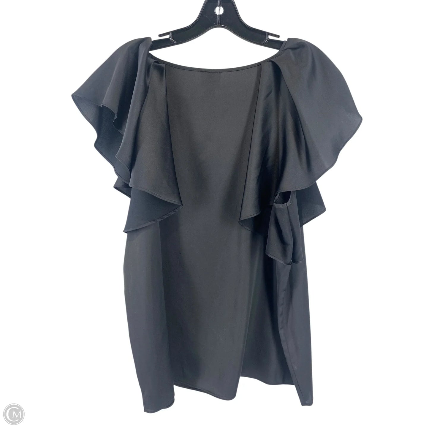 Top Short Sleeve By Worthington In Black, Size: Xxl