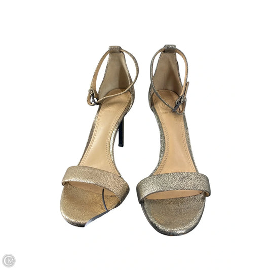 Sandals Designer By Tory Burch In Gold, Size: 5.5