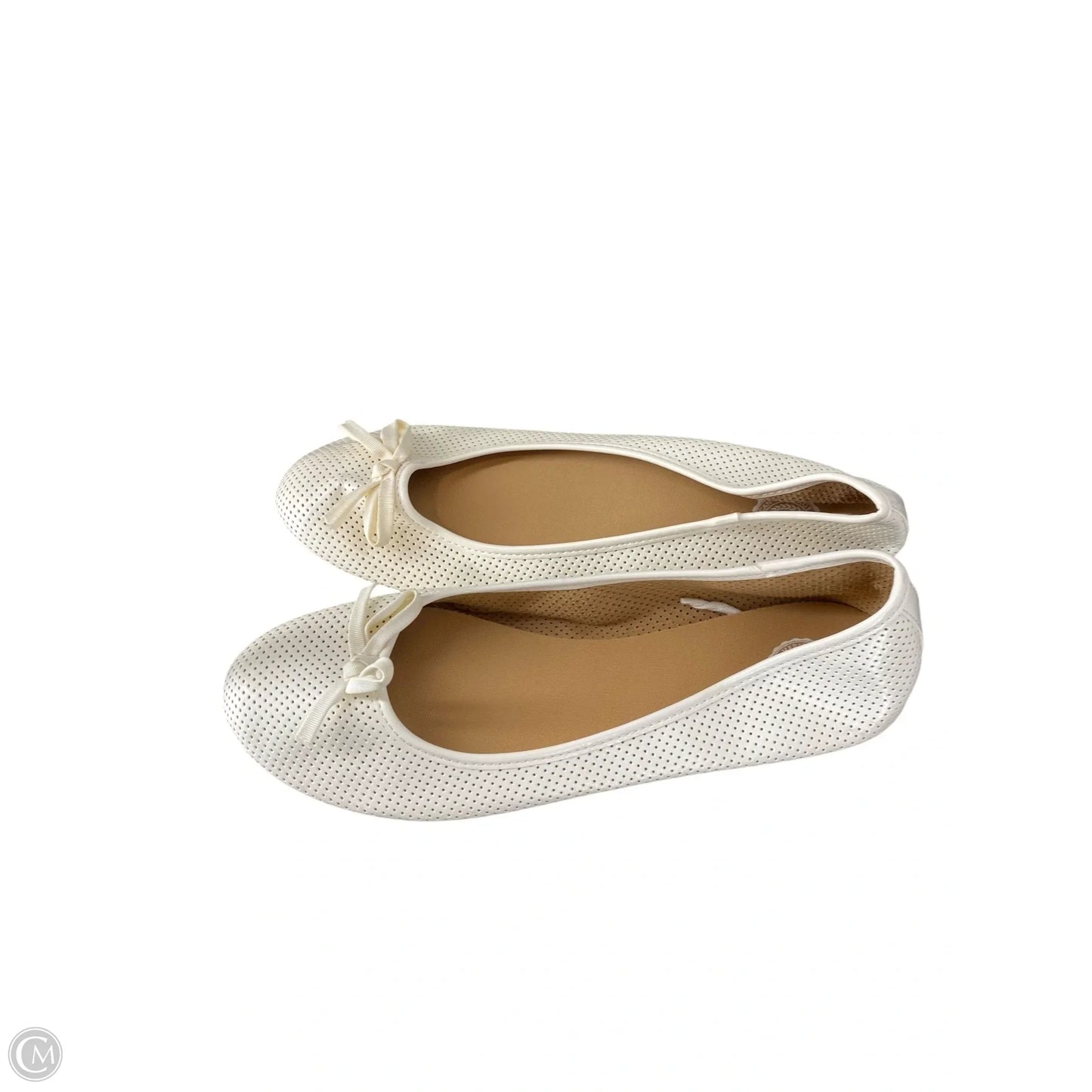 Shoes Flats By So In White, Size: 10